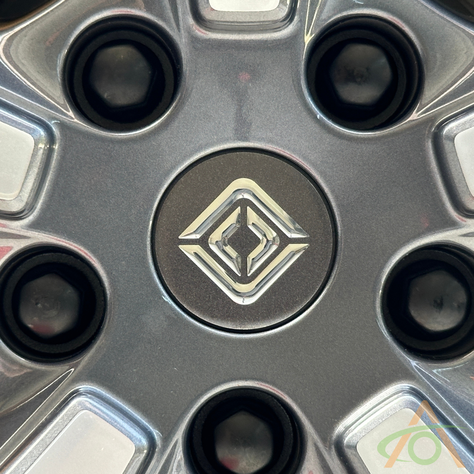 Chrome Center Caps for Rivian 22" Road Wheels