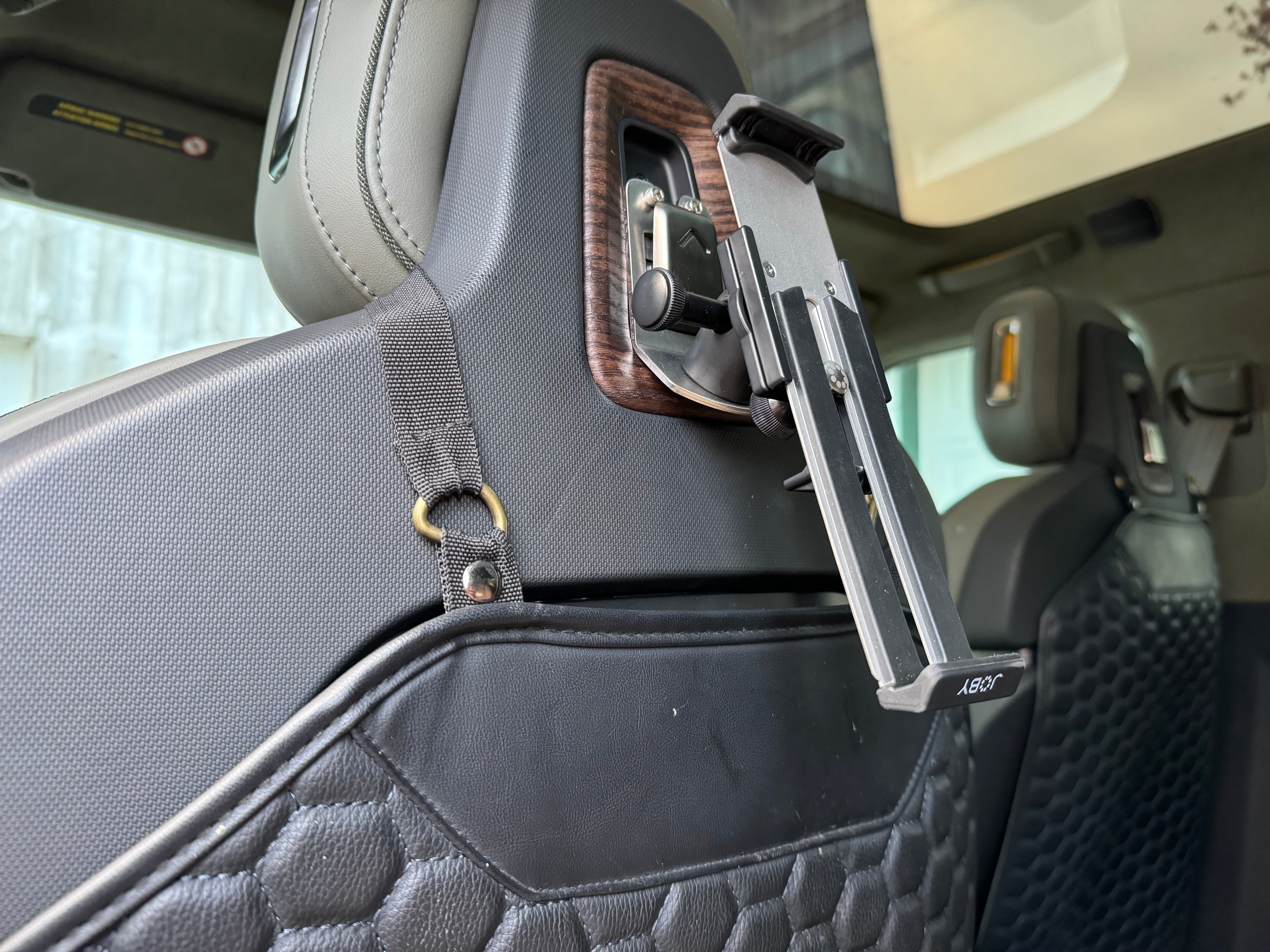 Universal Seat Back Mount for Rivian R1T and R1S (iPad mount not included)
