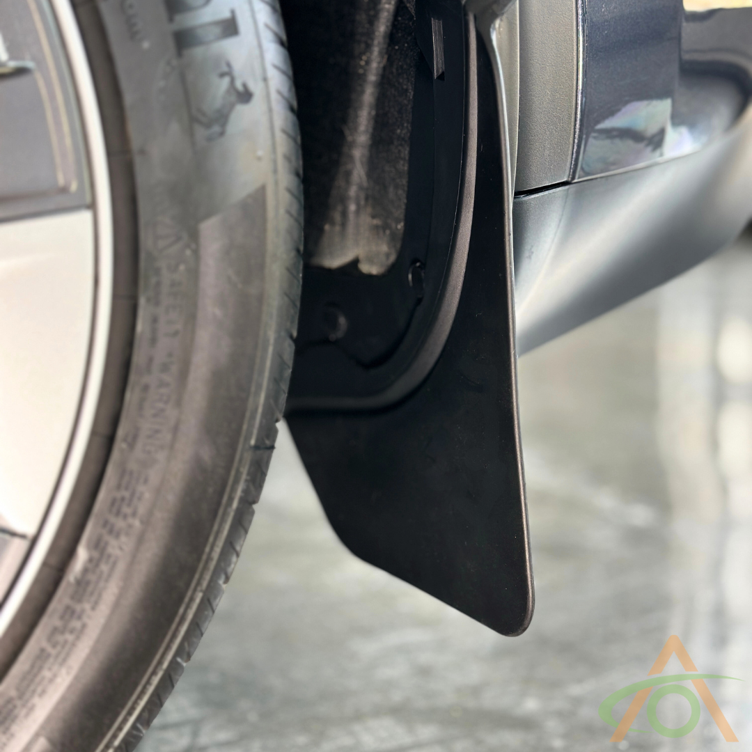 Rear Mud Flap (inside view - shown on a 2023 Model Y)