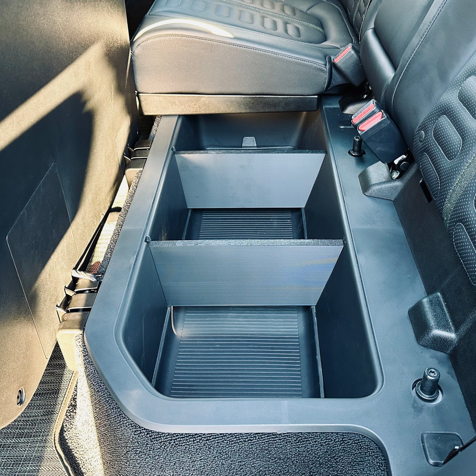 Rear Seats Under-Storage Divider for Rivian R1T