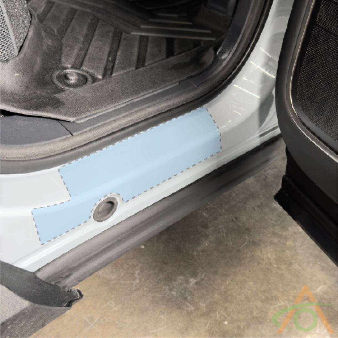 Door Sill Protection for the Rivian R1T (rear)