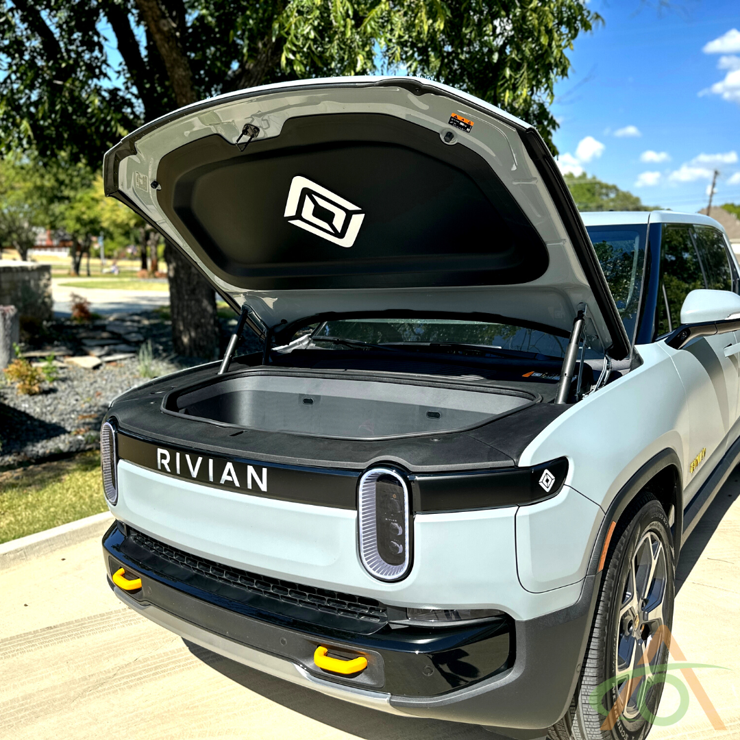 Rivian Frunk Decal - Metallic White