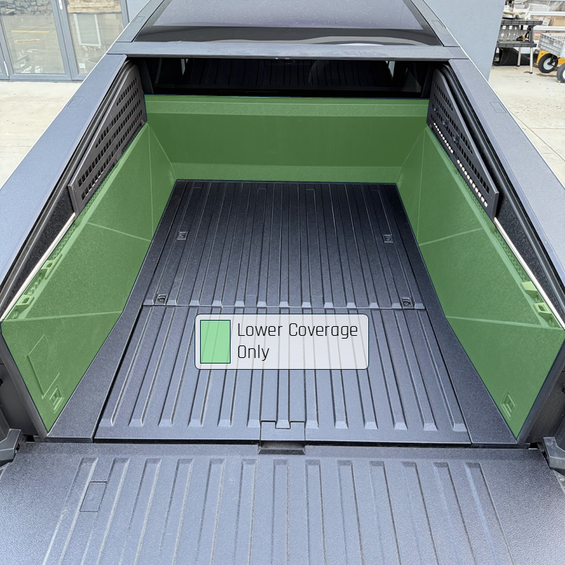 Cybertruck Vault Walls - Lower Coverage