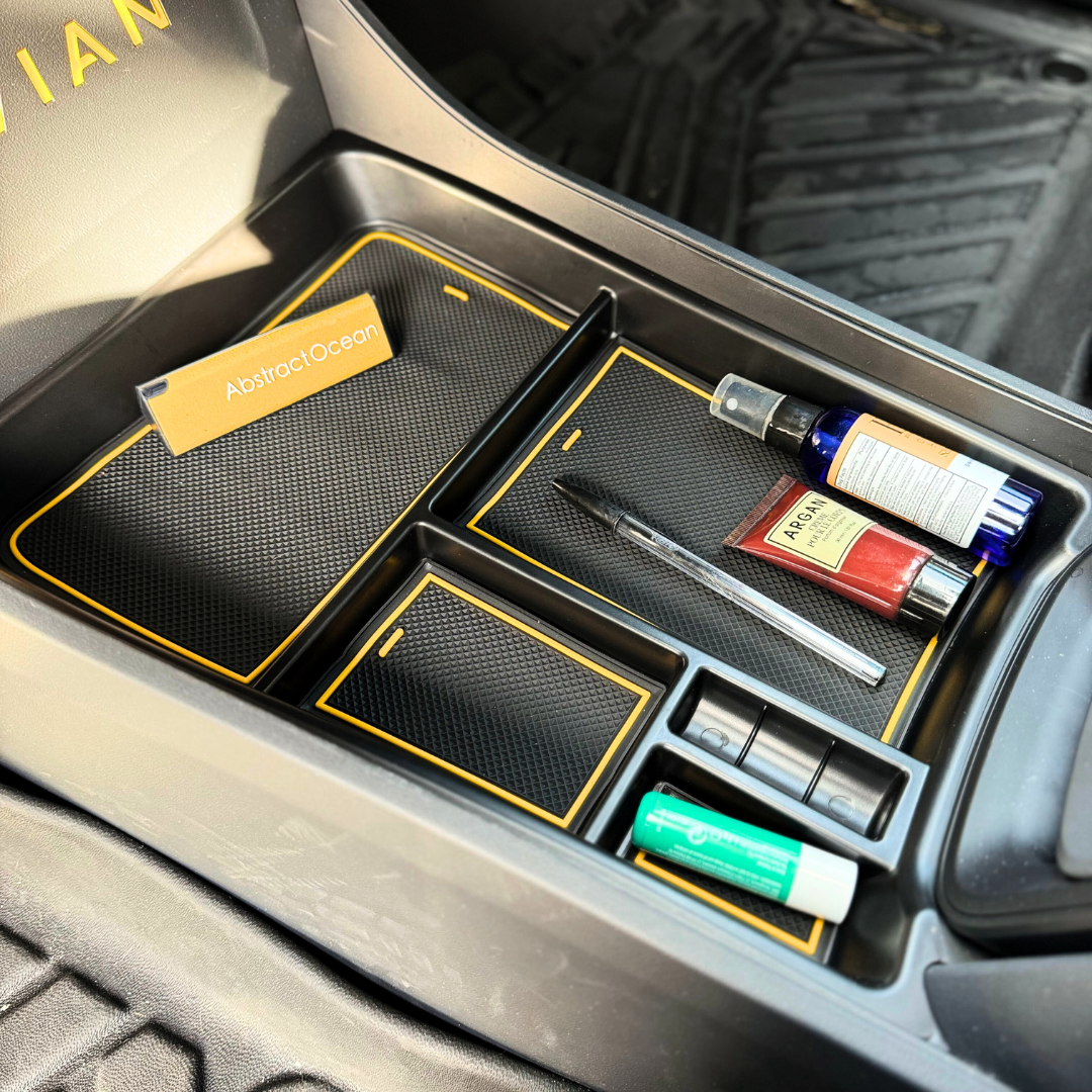 Floor Console Organizer for Rivian R1T & R1S