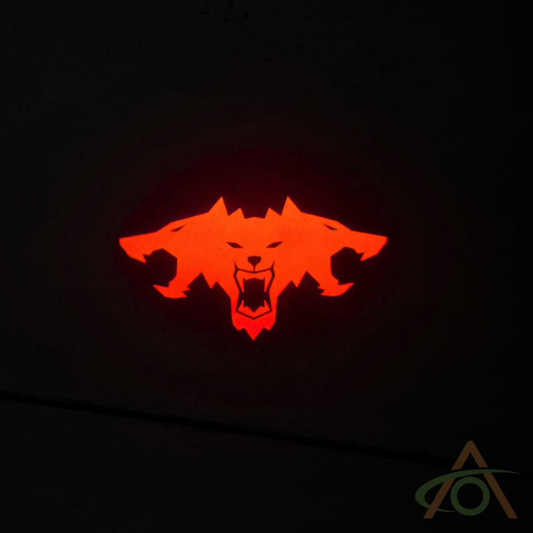 Red Beast puddle light for Cybertruck