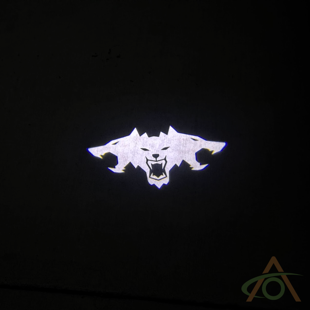 White Beast puddle light for Cybertruck