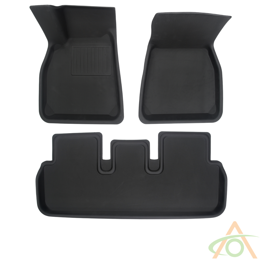 Tesla Model S (Refresh) 3 Piece Floor Mat Set