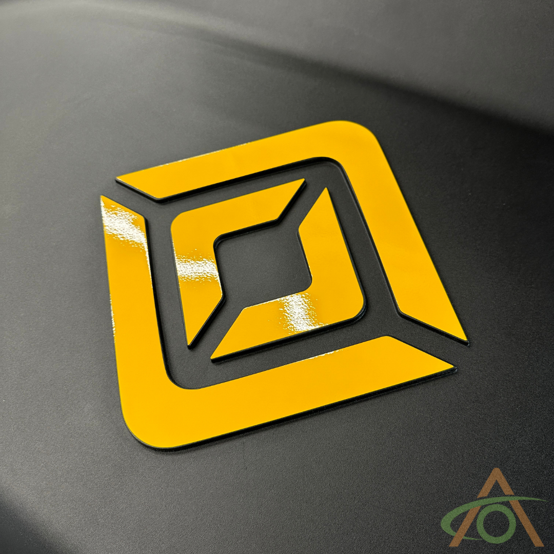 Rivian Frunk Decal - Yellow