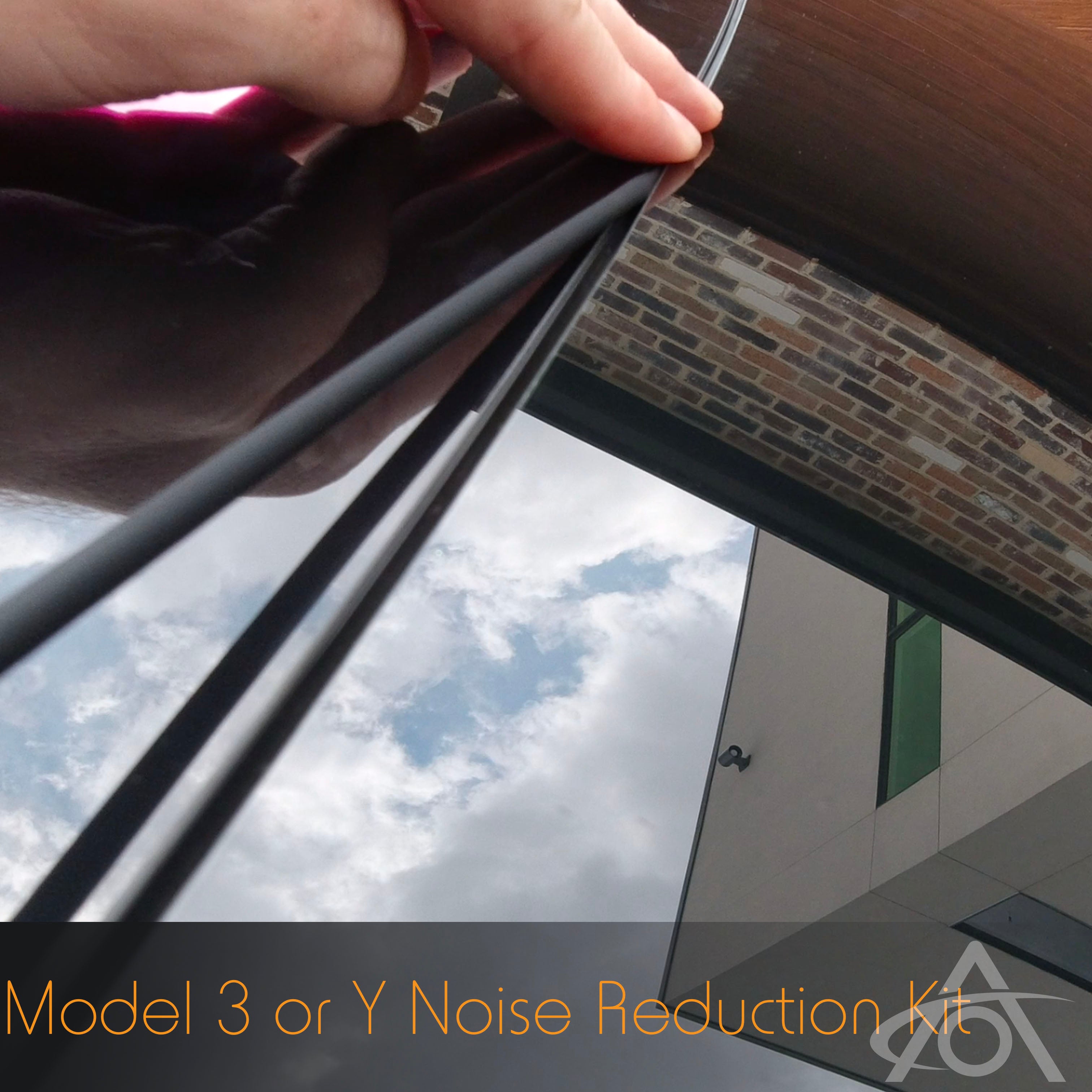 Door Seal Rubber Kit Full-Body Noise Reduction for Model Y 2020