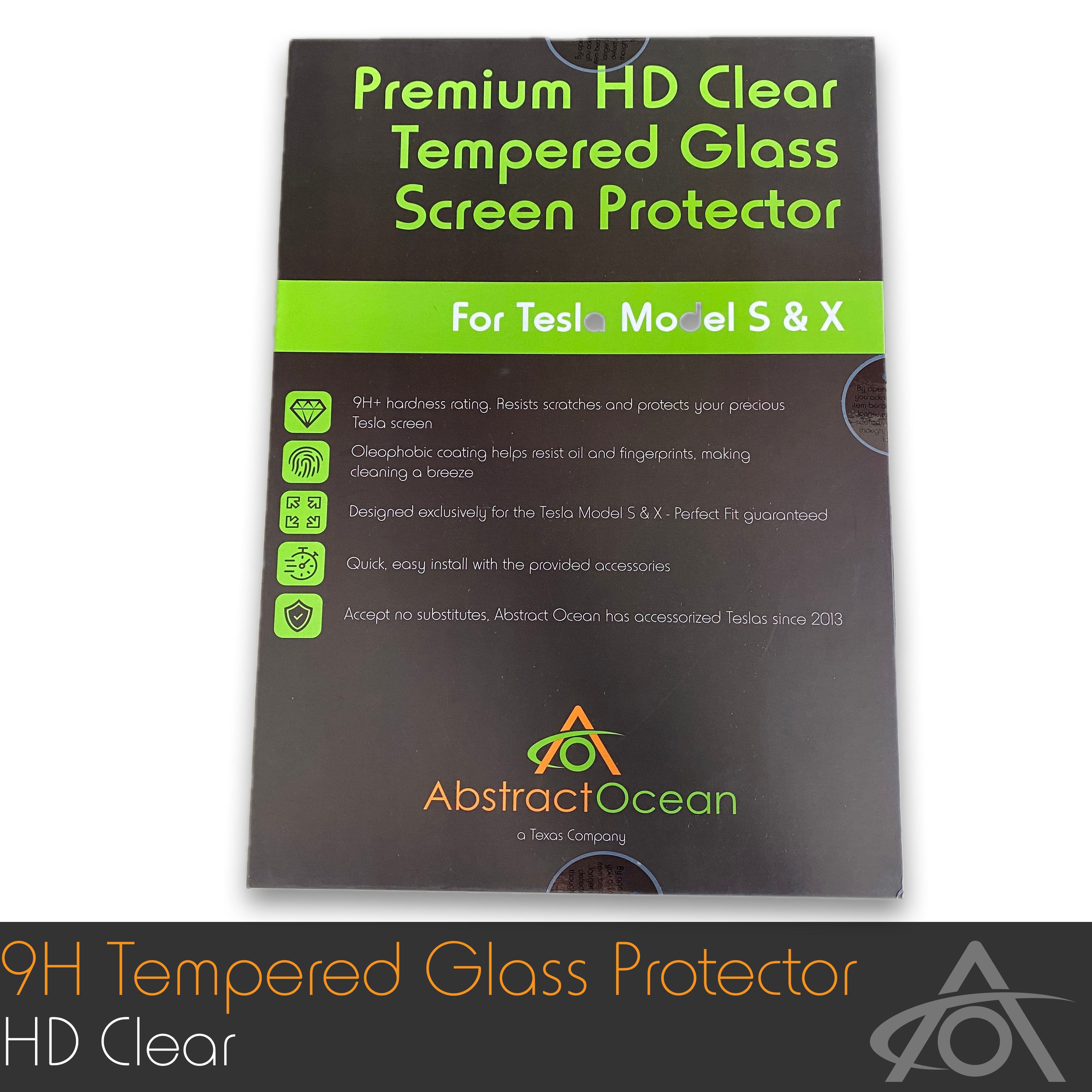 Tempered Glass (9H) Screen Protector for the Tesla Model S & X (pre-refresh)
