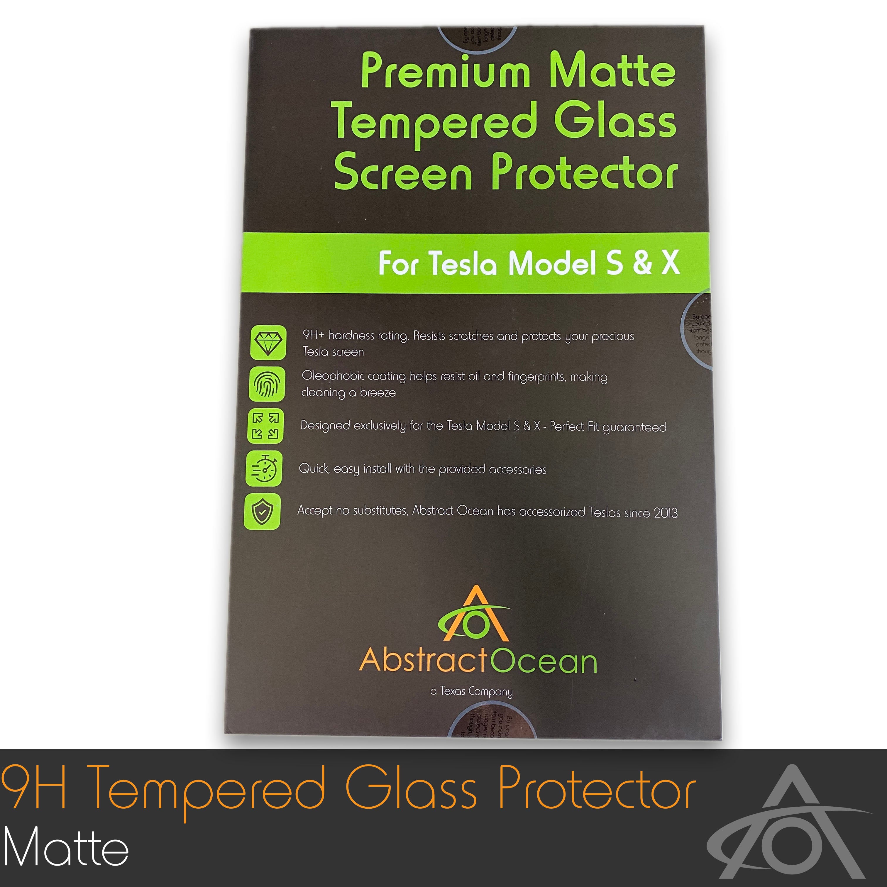 Tempered Glass (9H) Screen Protector for the Tesla Model S & X (pre-refresh)