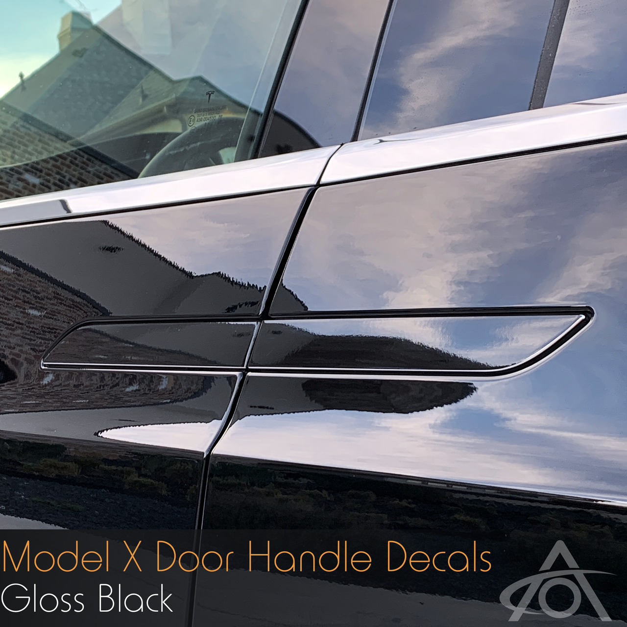Model X Vinyl Door Handle Trims 4 pack