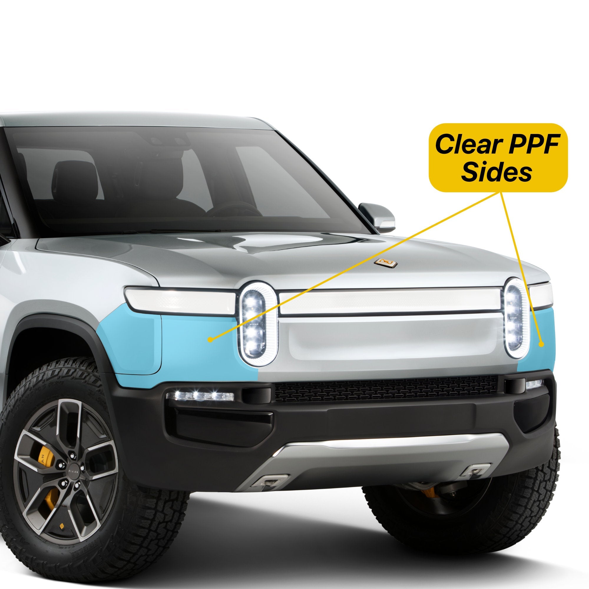 Bumper Clear Protection Film (PPF) for Rivian R1T / R1S