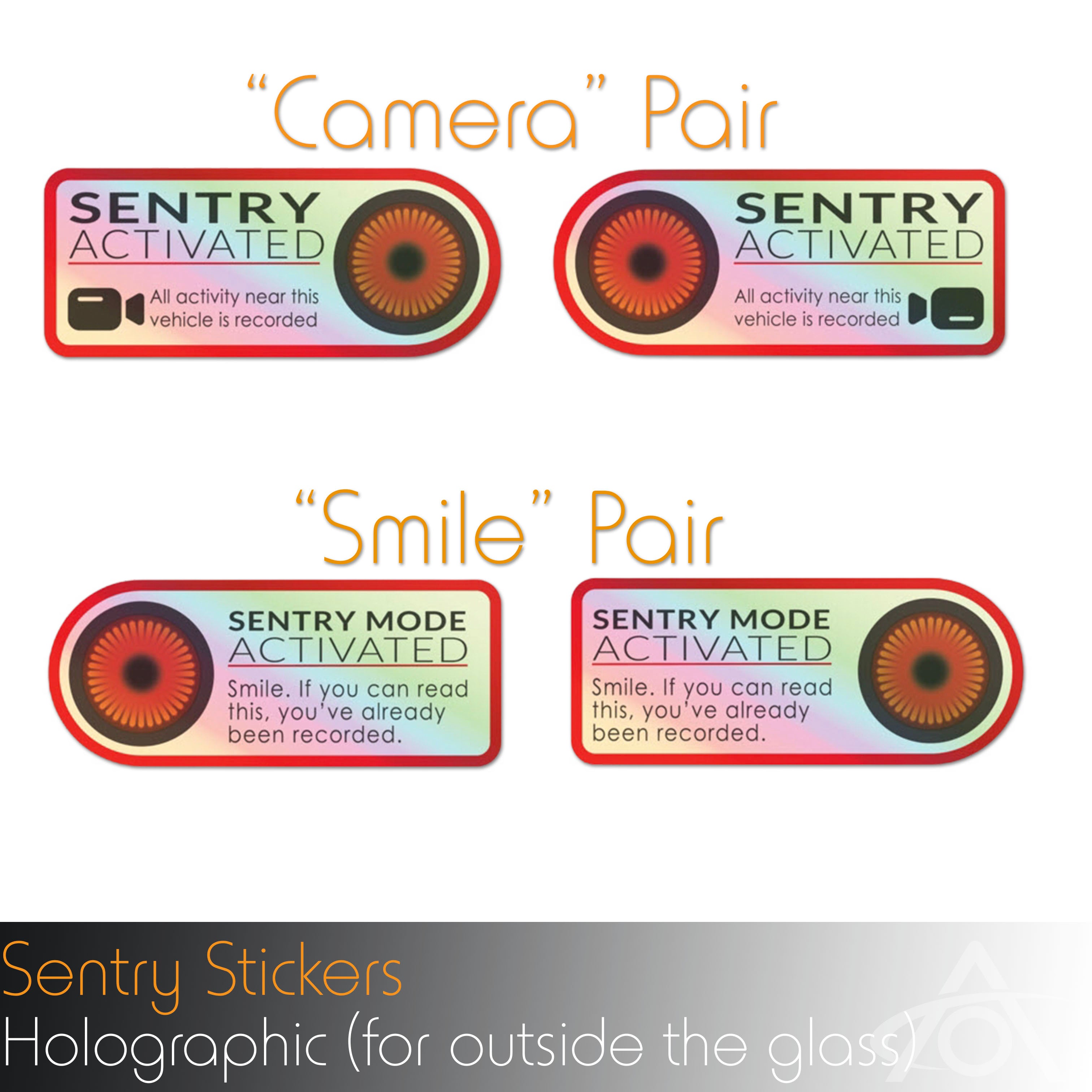 Sentry Window Decal (pair)