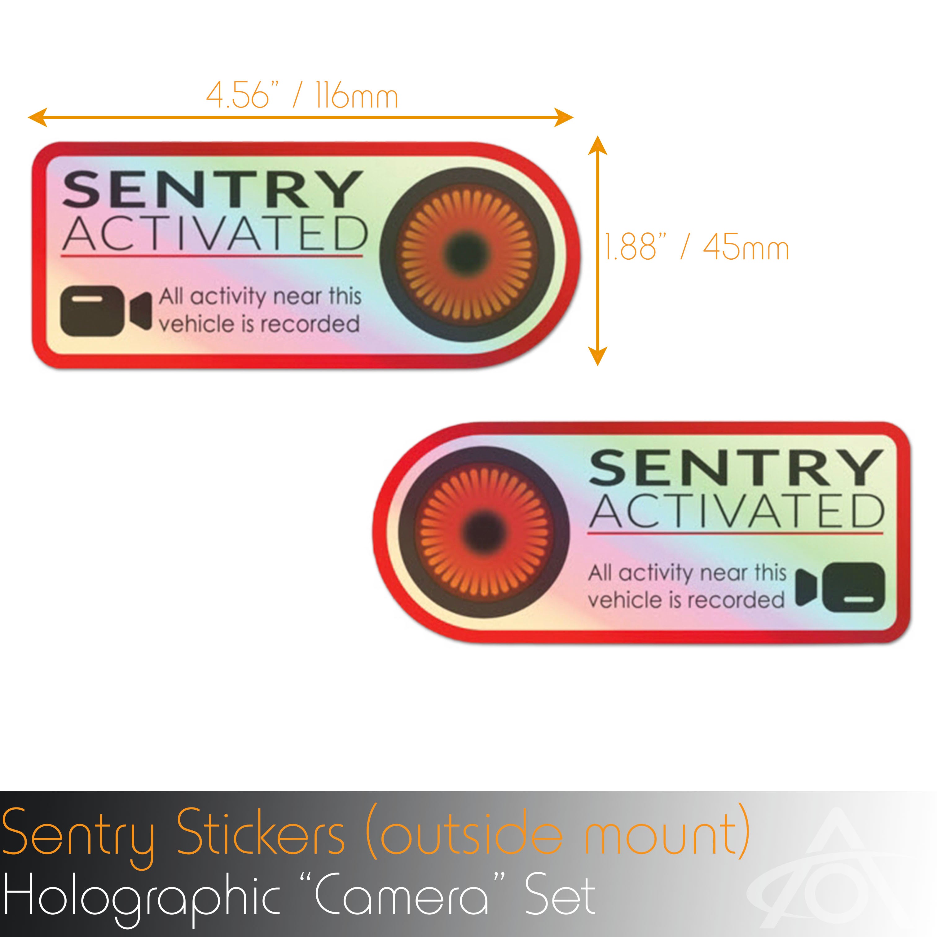 Sentry Window Decal (pair)