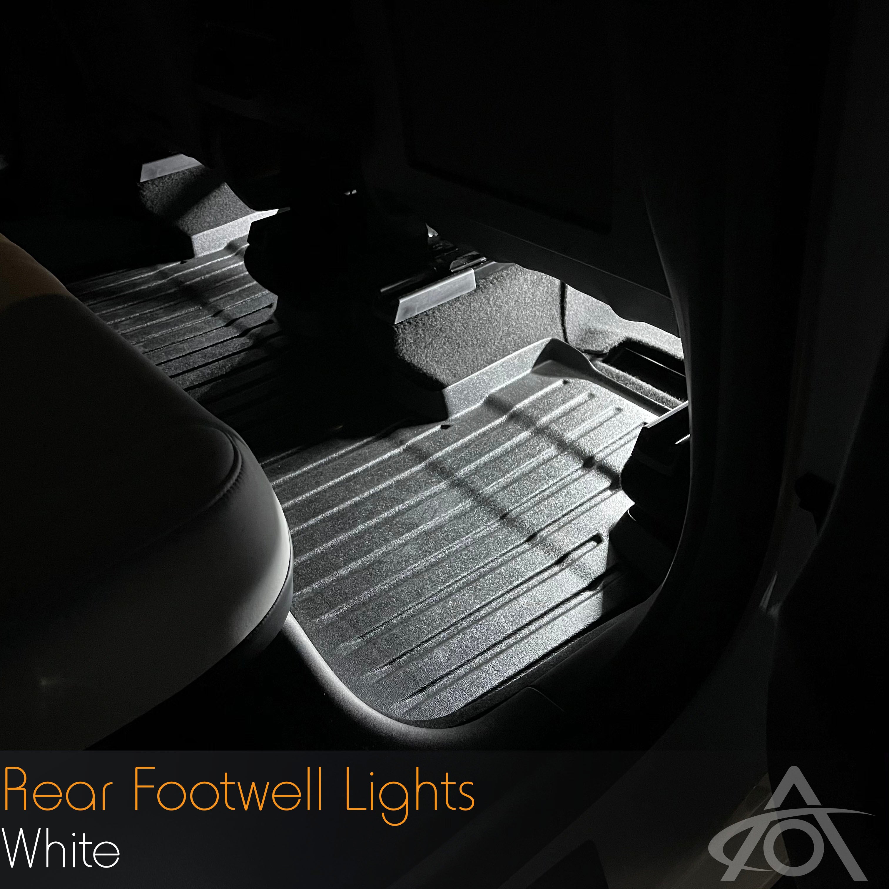 Premium Rear Footwell Lights for Model 3/Y
