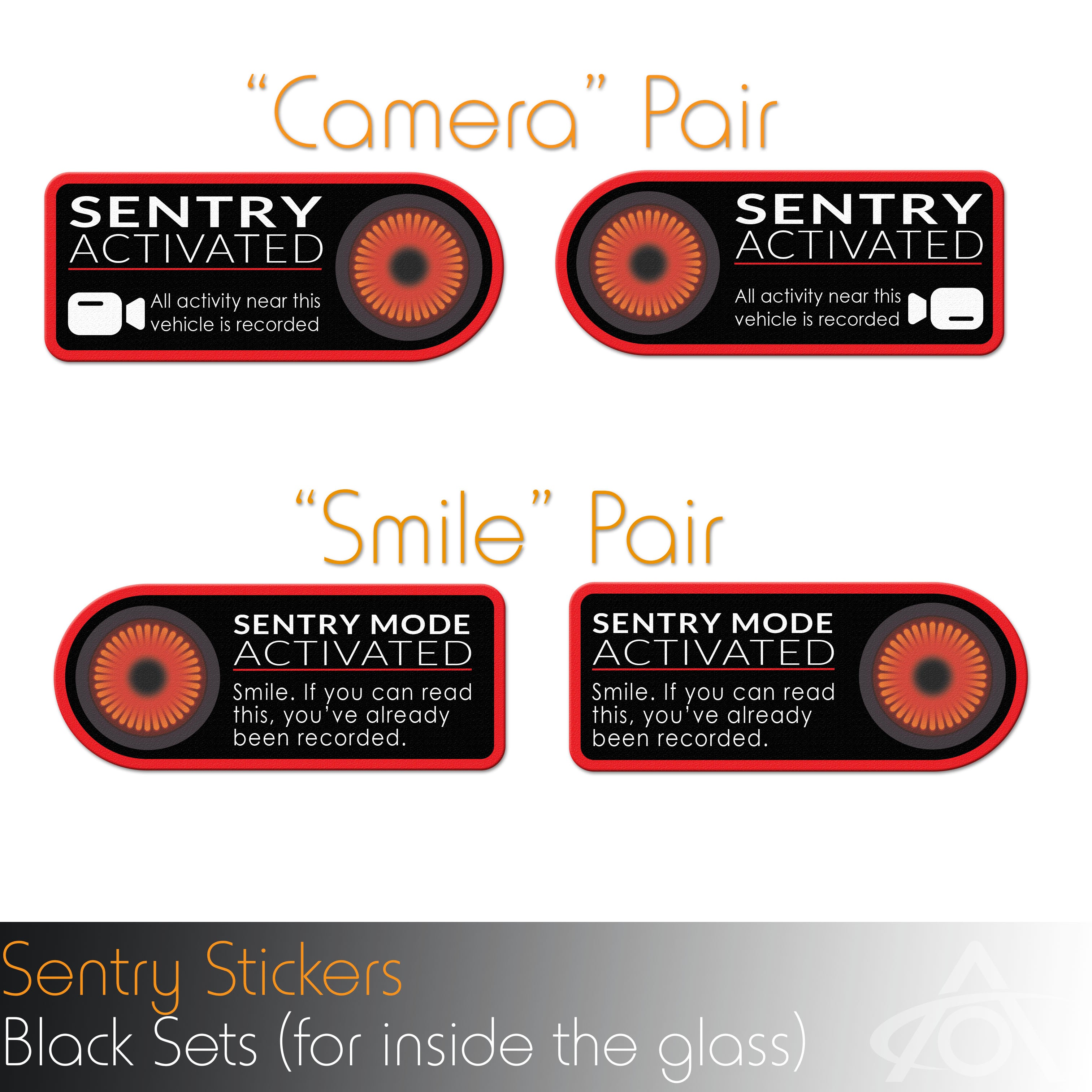 Sentry Window Decal (pair)