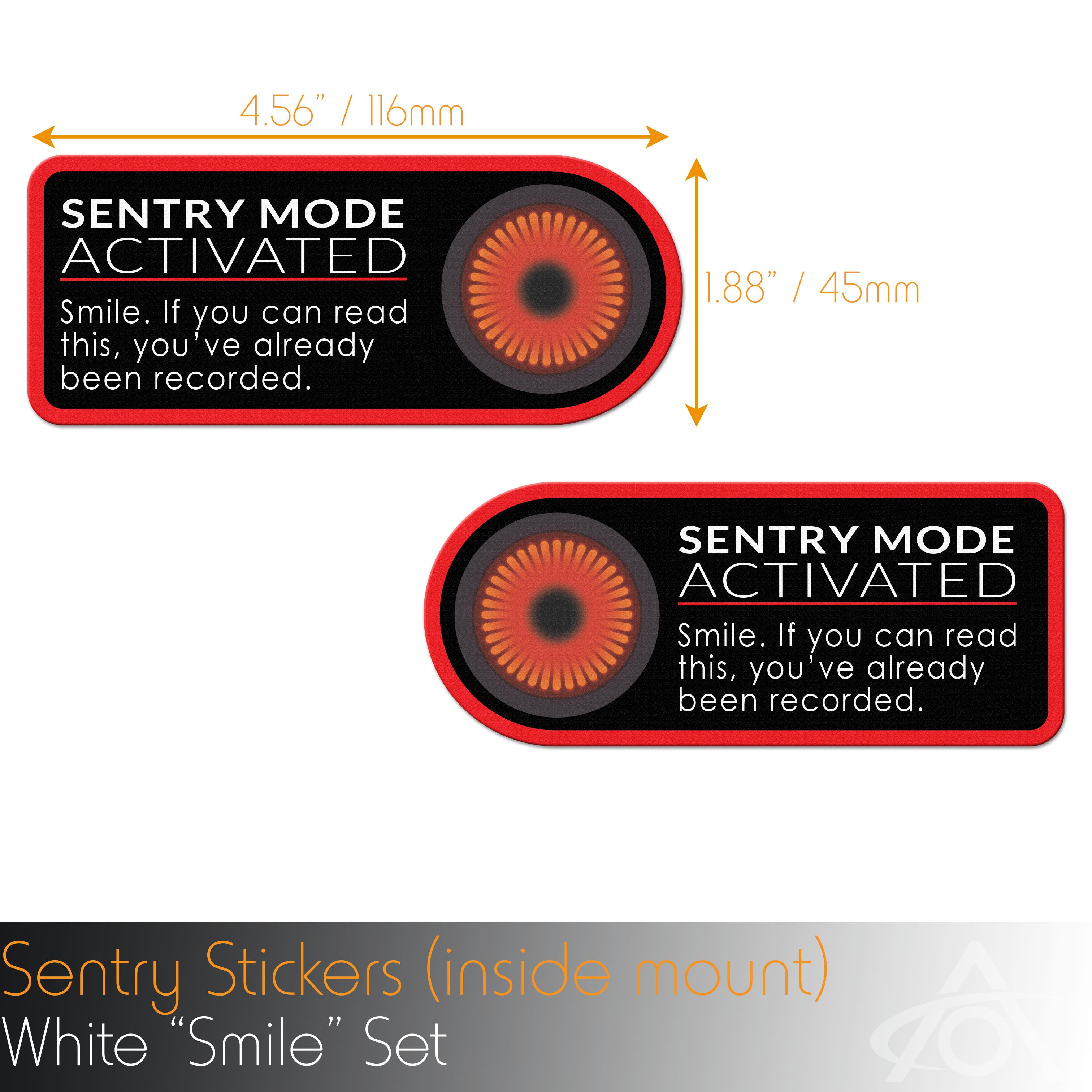 Sentry Window Decal (pair)