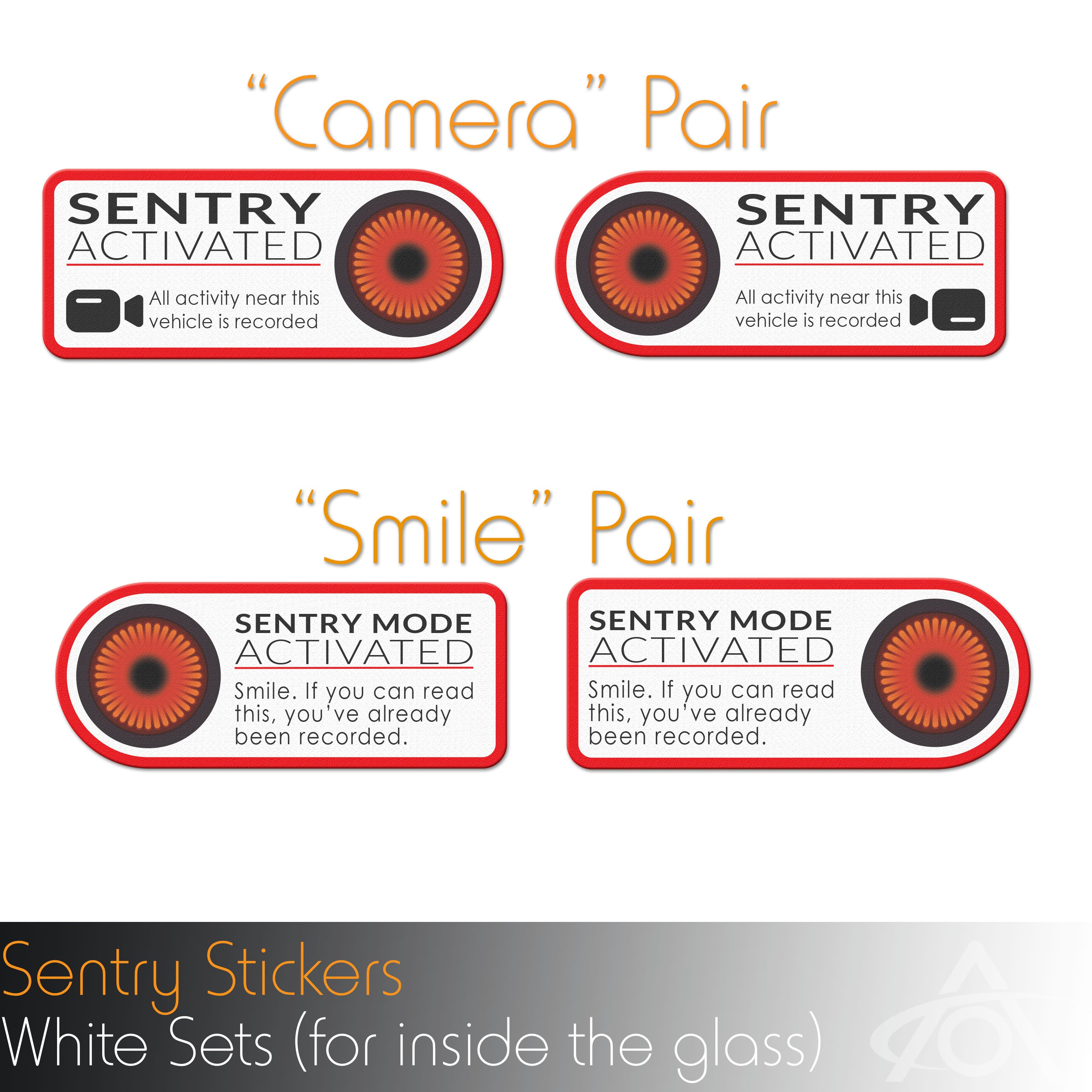 Sentry Window Decal (pair)