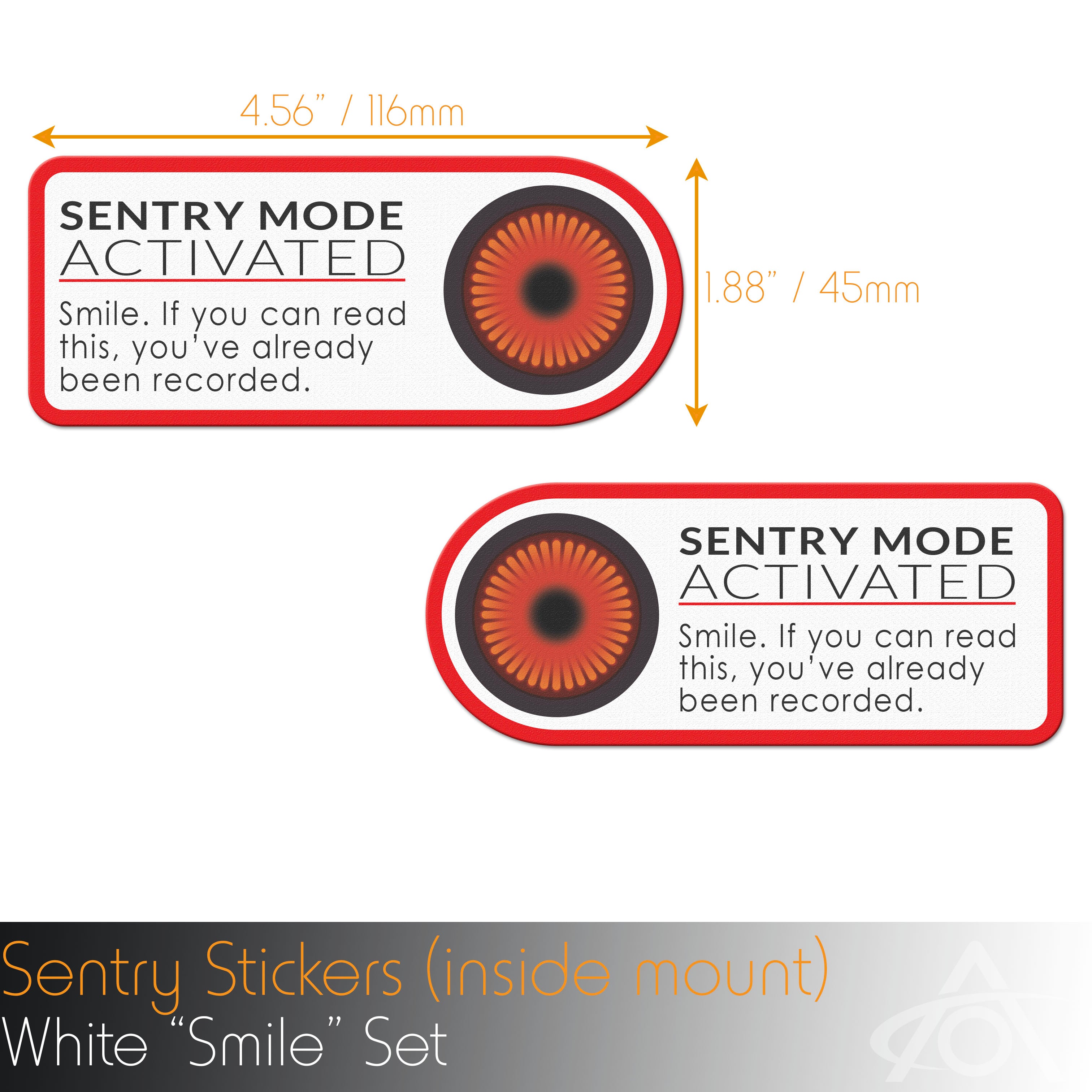 Sentry Window Decal (pair)