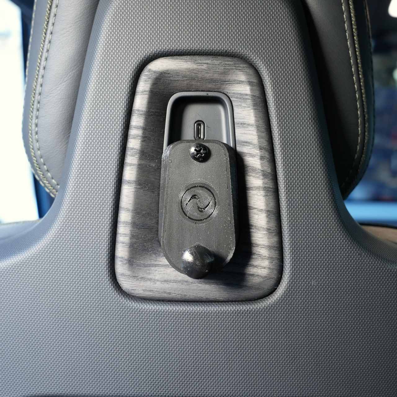 Back Seat Tablet/Phone Mount Anchor for Rivian R1T and R1S