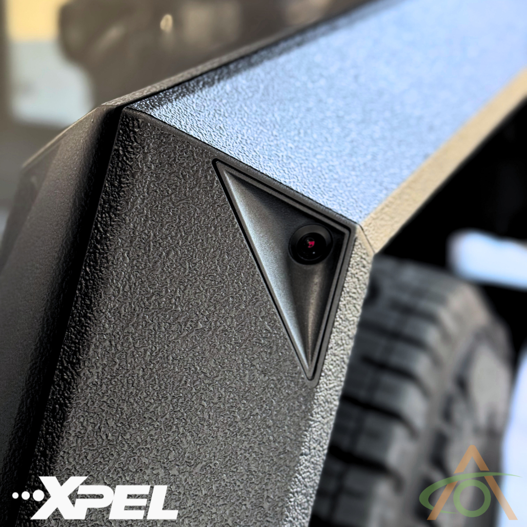 Xpel Armor for Cybertruck Wheel Flares - camera detail