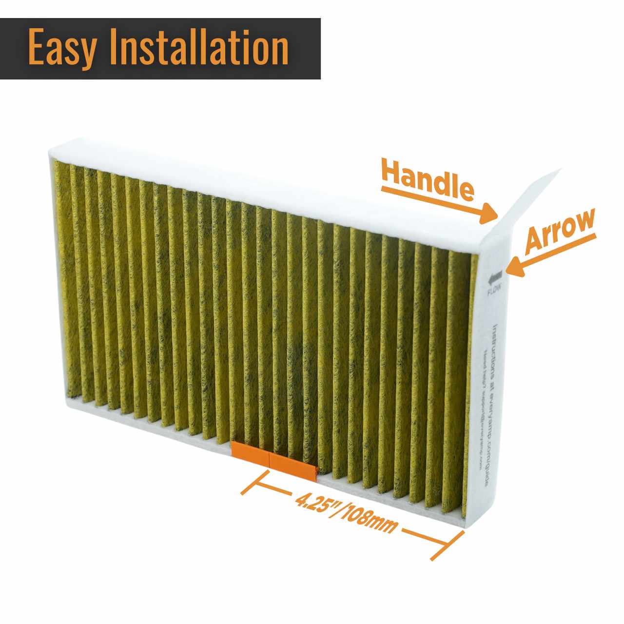 Cabin Air Filter Moisture Barrier Clip (Bad Smell Preventer) for Tesla Model Y and 3