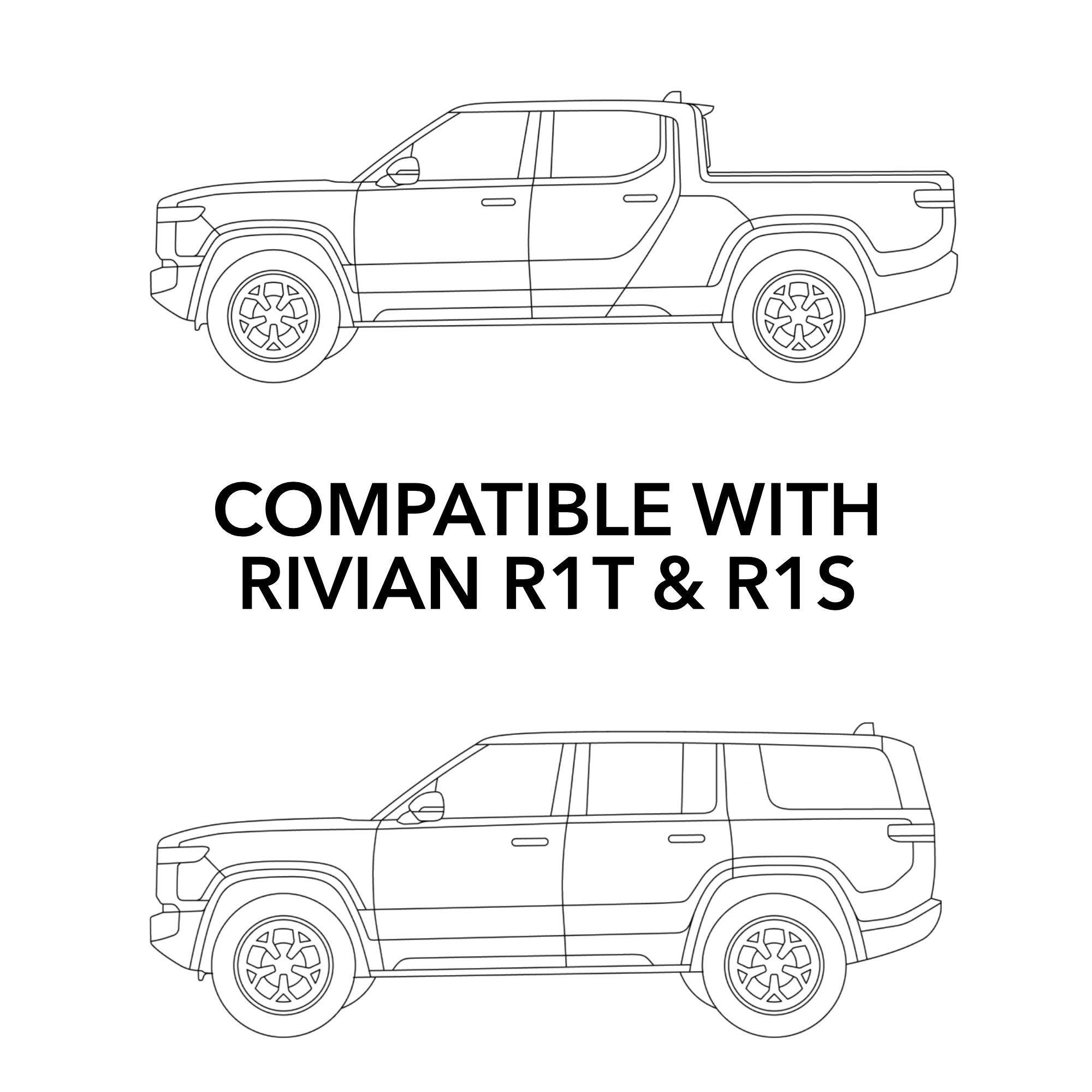 Tail Lights Clear PPF/Smoke Tint for Rivian R1T & R1S