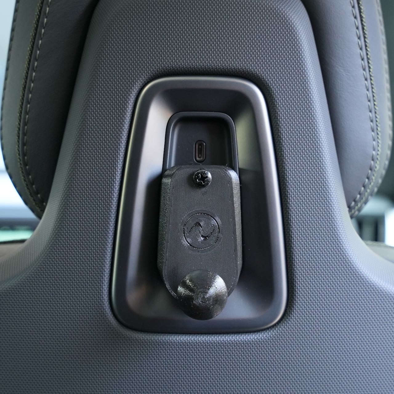 Back Seat Tablet/Phone Mount Anchor for Rivian R1T and R1S