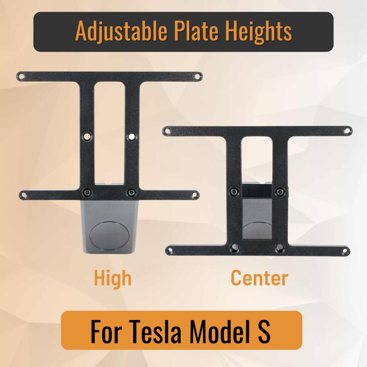 SnapPlate Front License Plate Holder for Tesla Model S