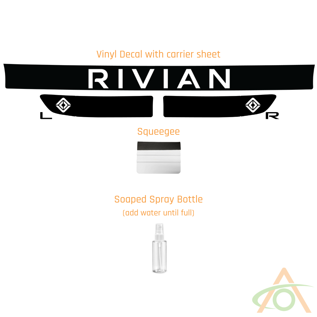 Lightbar Decal for Rivian R1T & R1S - What's in the full Lightbar kit