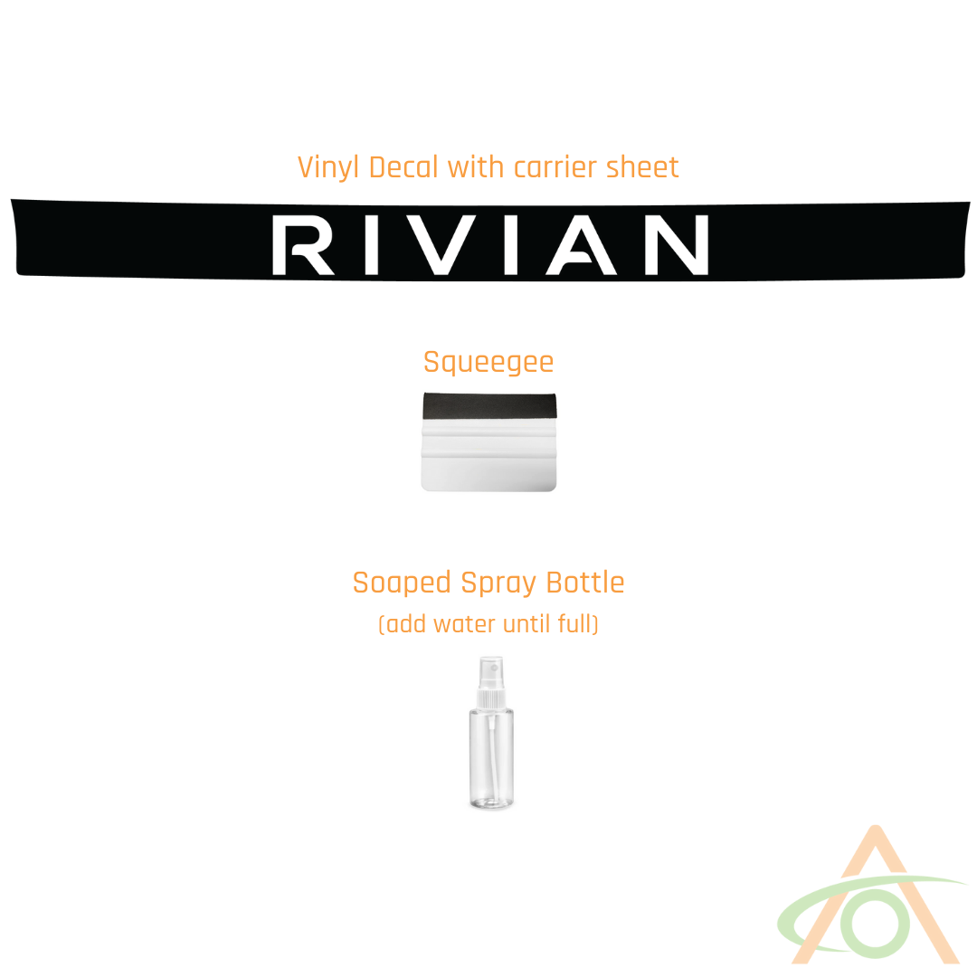 Lightbar Decal for Rivian R1T & R1S - What's in the Lightbar (only) kit