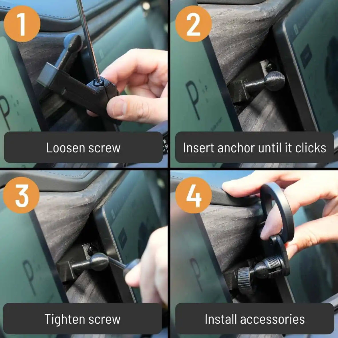 How to Install the Magsafe phone mount for Rivian R1T & R1S