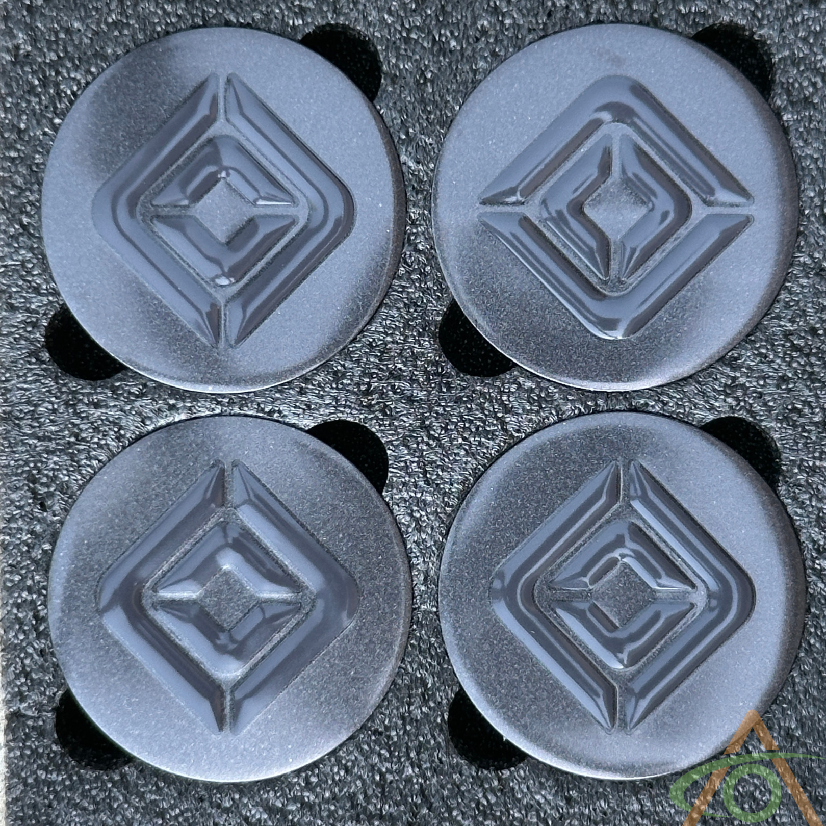 Grey Center Caps for Rivian -Set of Four