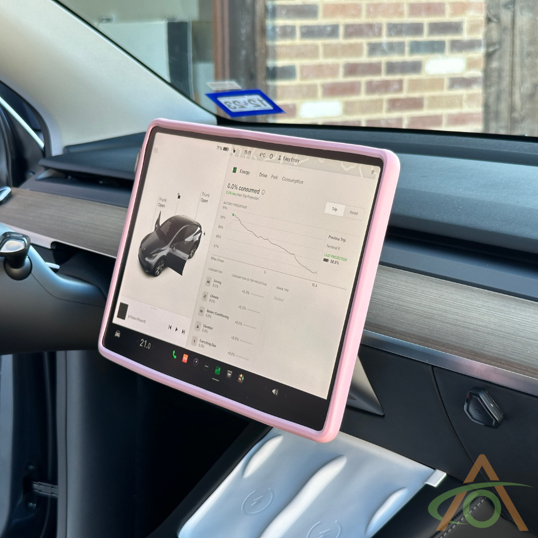 Silicone Bumper Set for Tesla Model 3 & Y (pink)