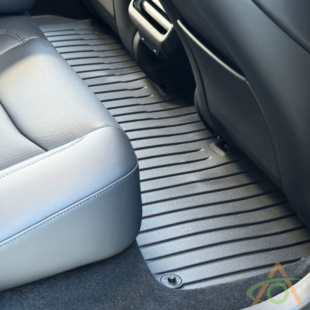 Ultraluxe Floormats for the Refreshed 2024 Model 3 (Rear, with carpet panel removed)