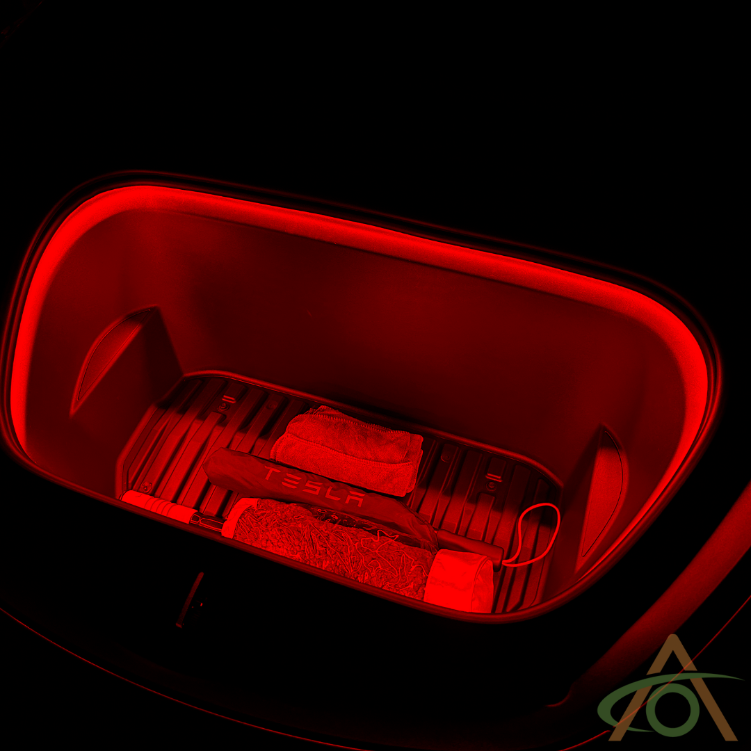 Model 3/Y Flexible LED light when dark (Red)