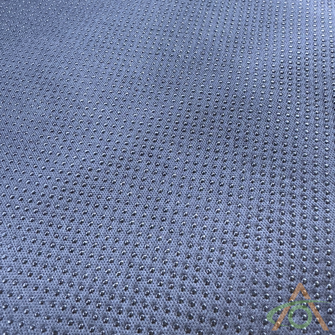 Grippy rubber dimples? We've got plenty - they're on the underside to keep the mats in place.