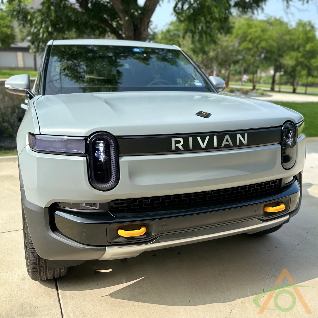 Tow Hook License Plate Mount for Rivian R1T/R1S