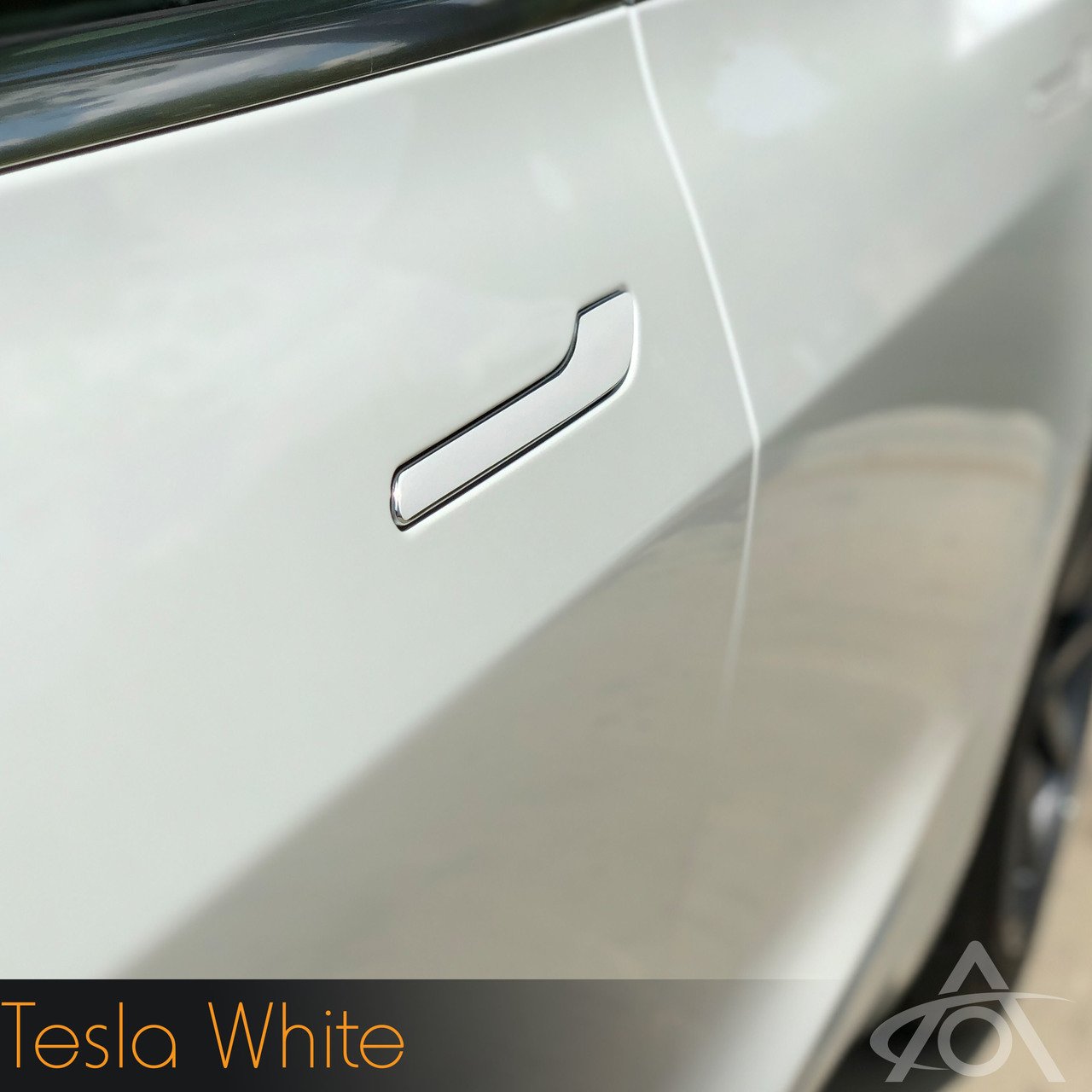 Vinyl Door Handle Trims for Tesla Model 3 & Y