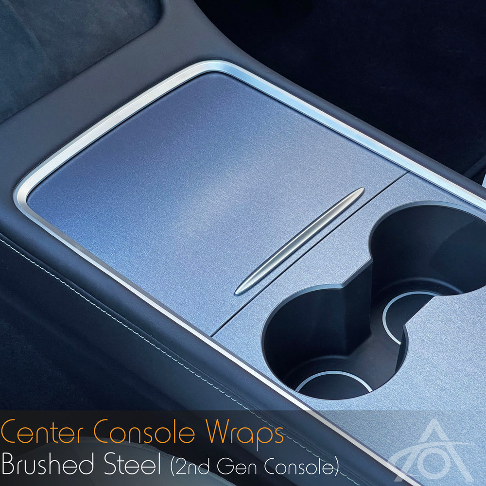 Center Console Vinyl Wrap for Model 3/Y (2nd Gen Console)