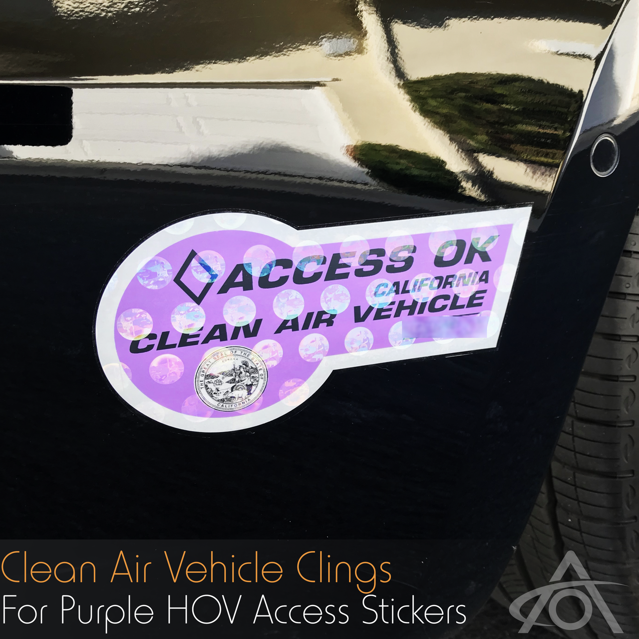 Clean Air (CA -CAV) / Clean Pass (NY-CPV) Clear PPF Clings (Set of 4)