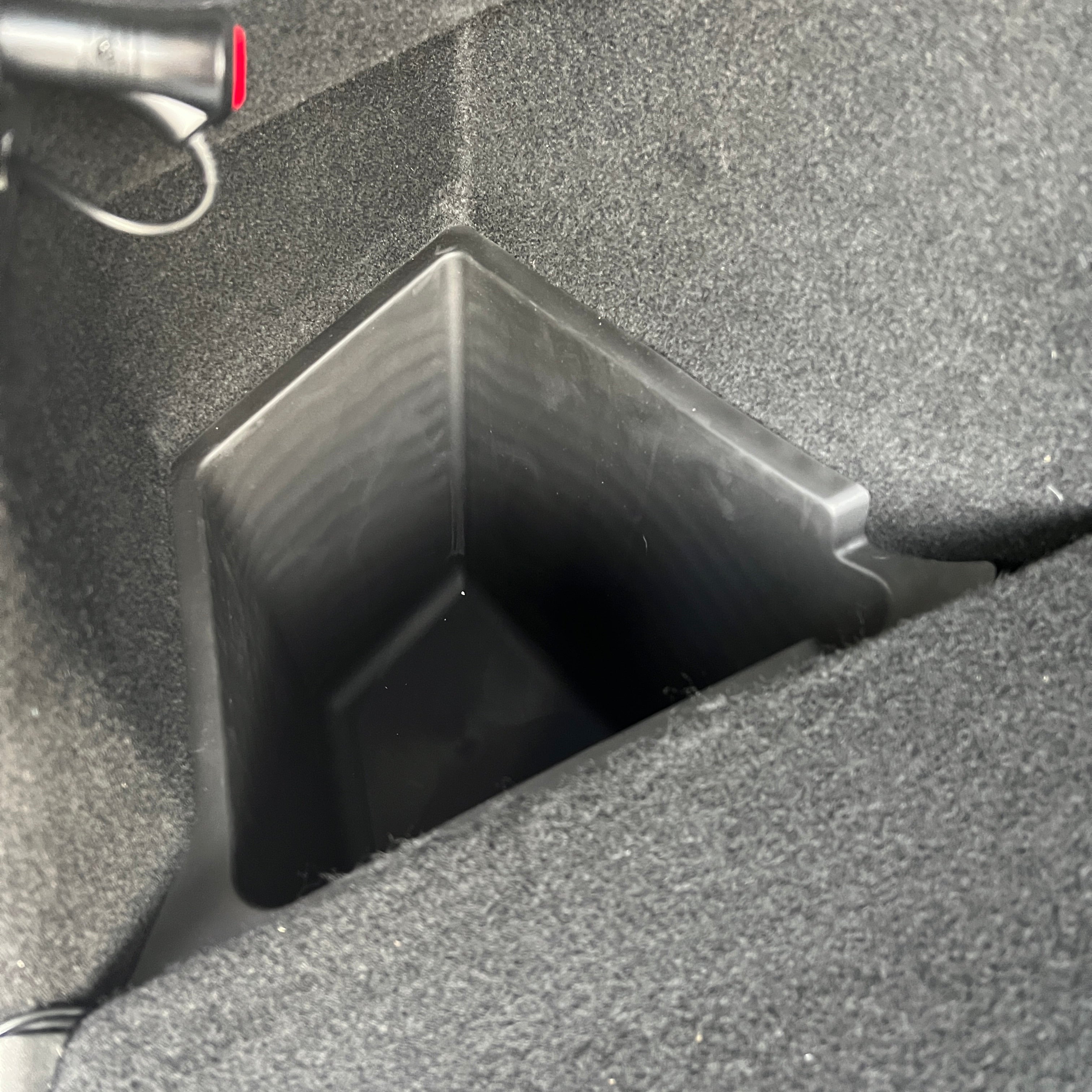 Flexible Storage Bins with Rigid Covers for Model Y