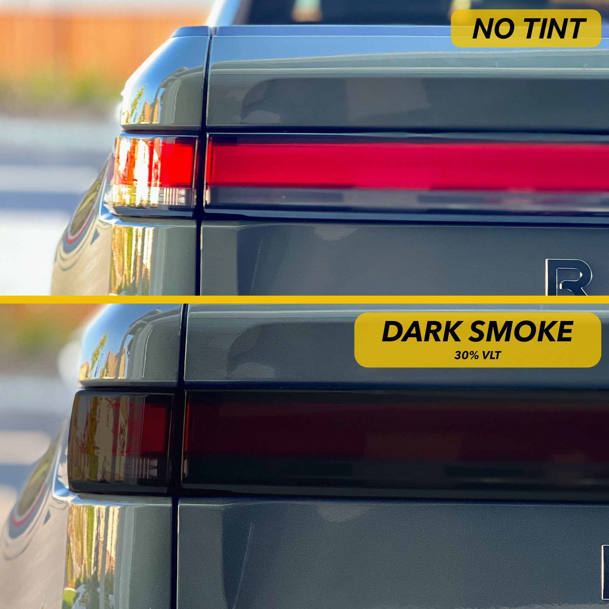 Dark Smoke vs. No Tint