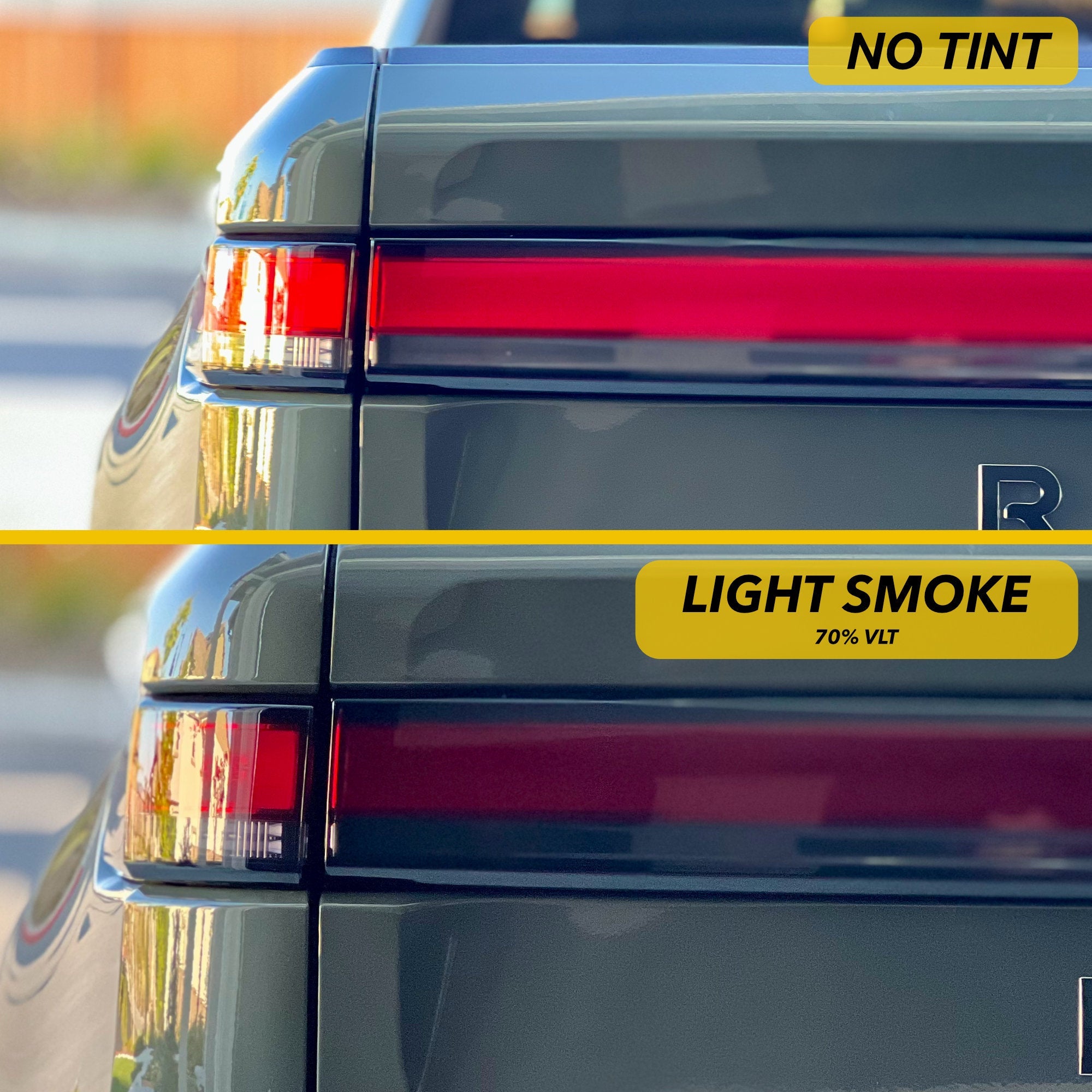 Light Smoke vs. No Tint