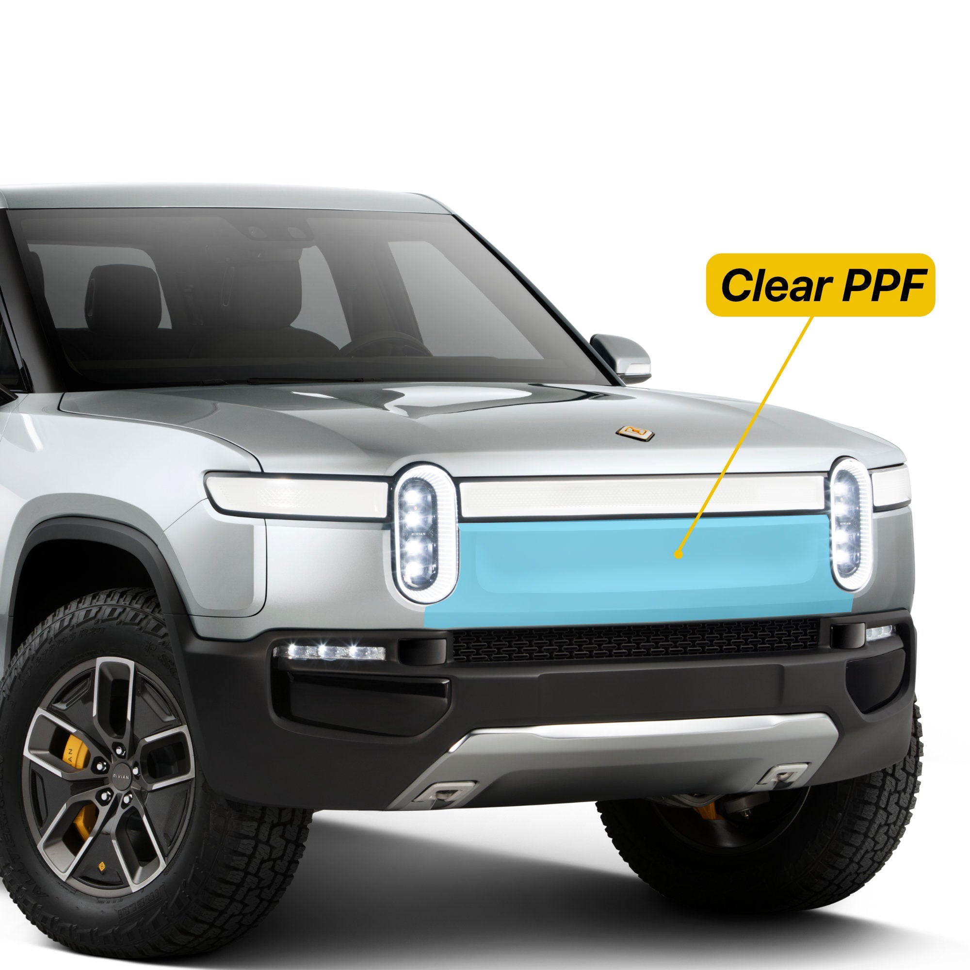 Bumper Clear Protection Film (PPF) for Rivian R1T / R1S