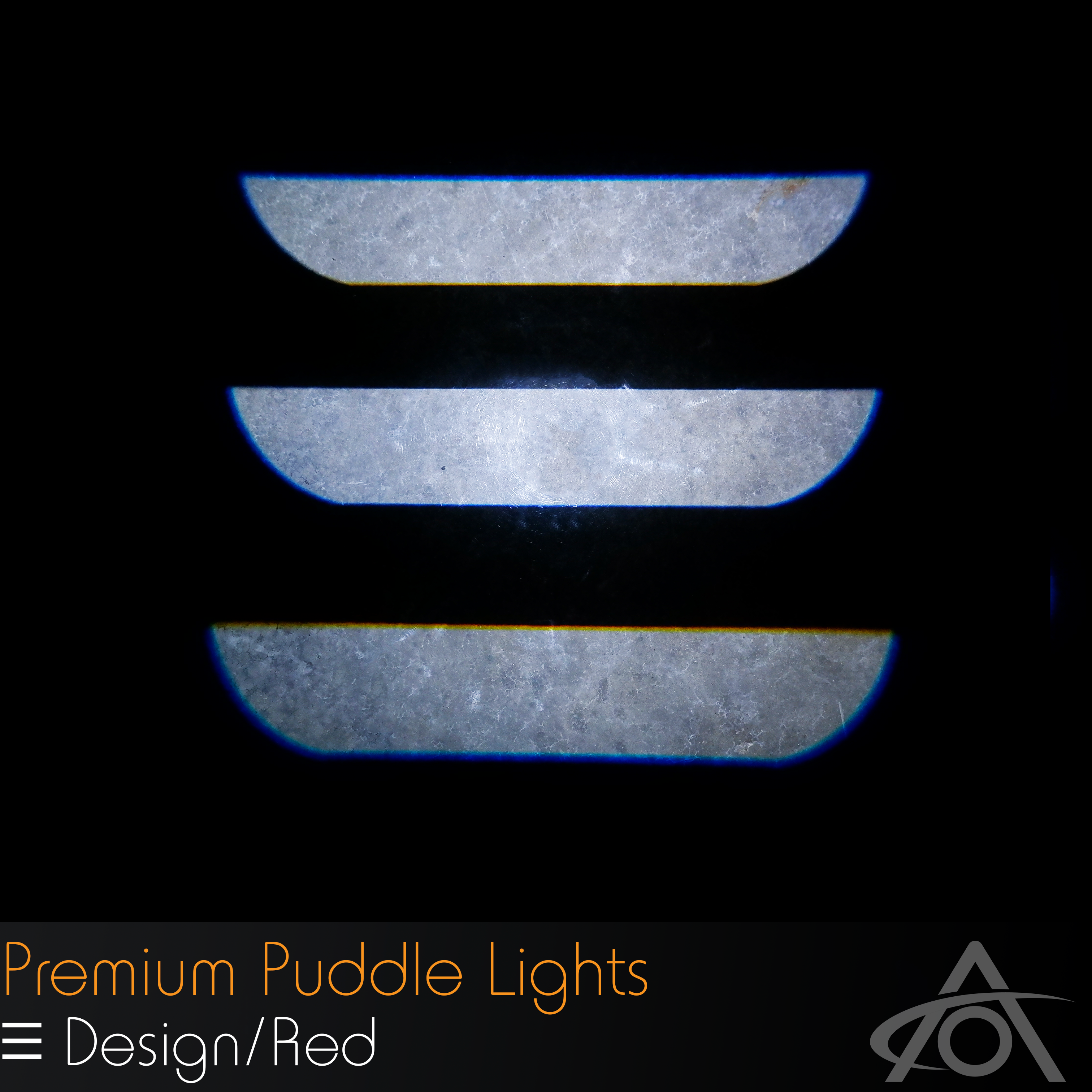 "≡" Ultra-Bright LED Premium Puddle Lights (white, pair)