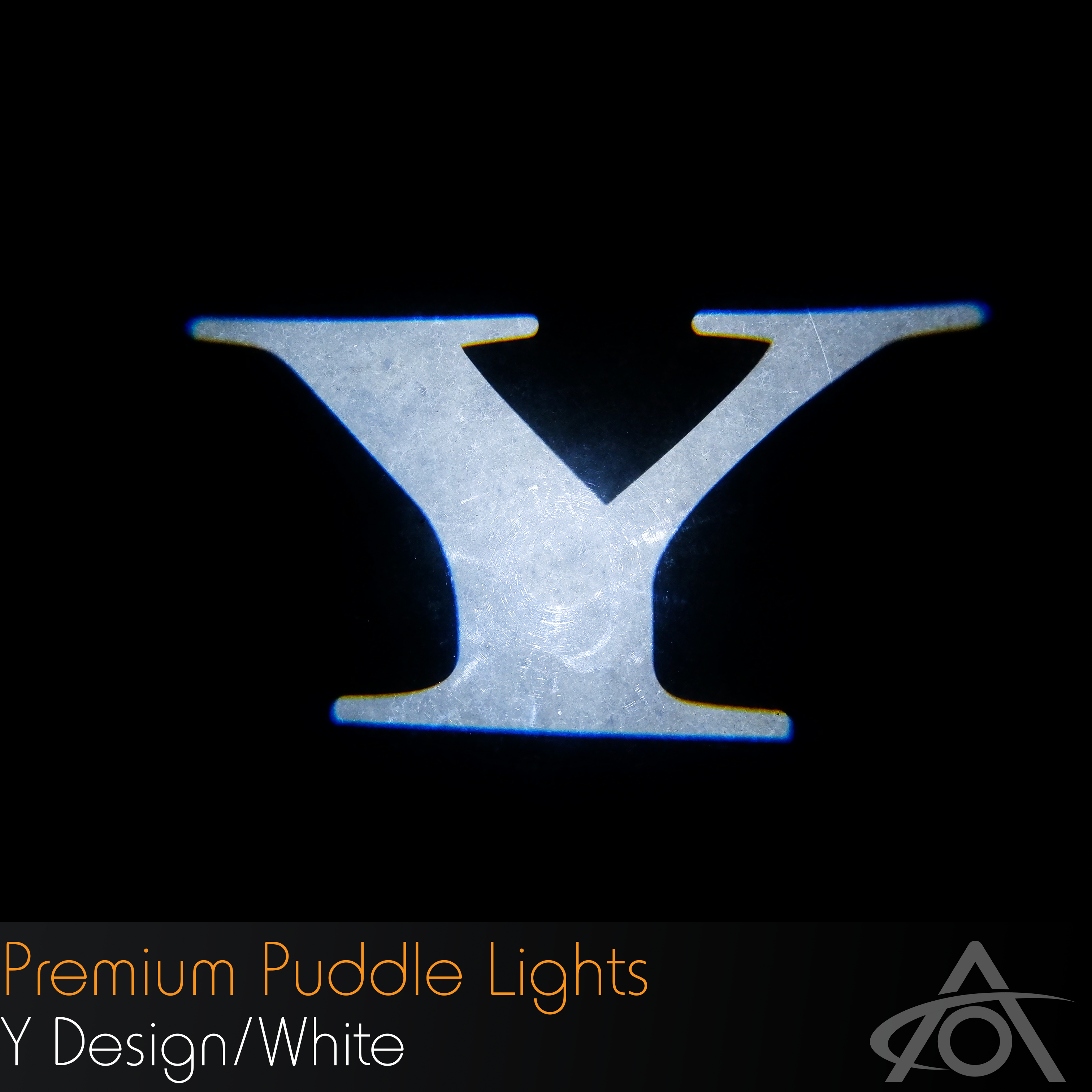 "Y" Ultra-Bright LED Premium Puddle Lights (white, pair)