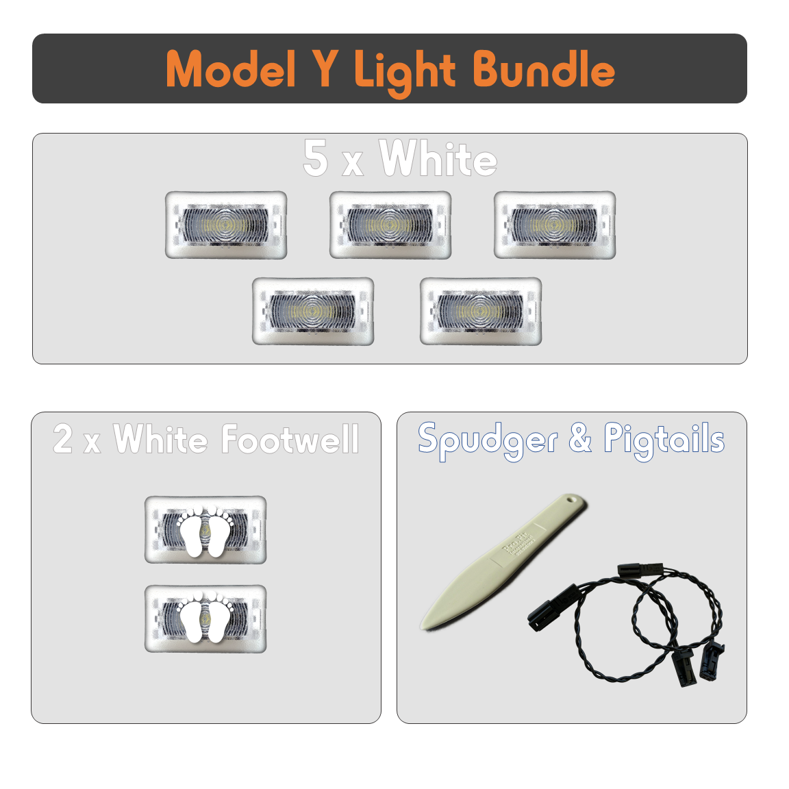 Ultra-Bright Light Bundles for all Teslas