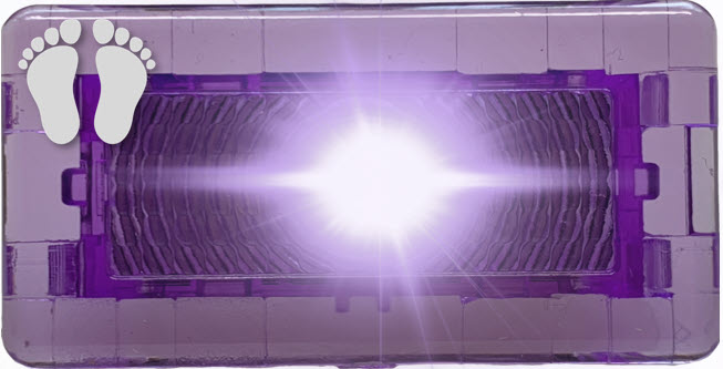 Purple Ultrabright Footwell Light for Tesla Vehicles
